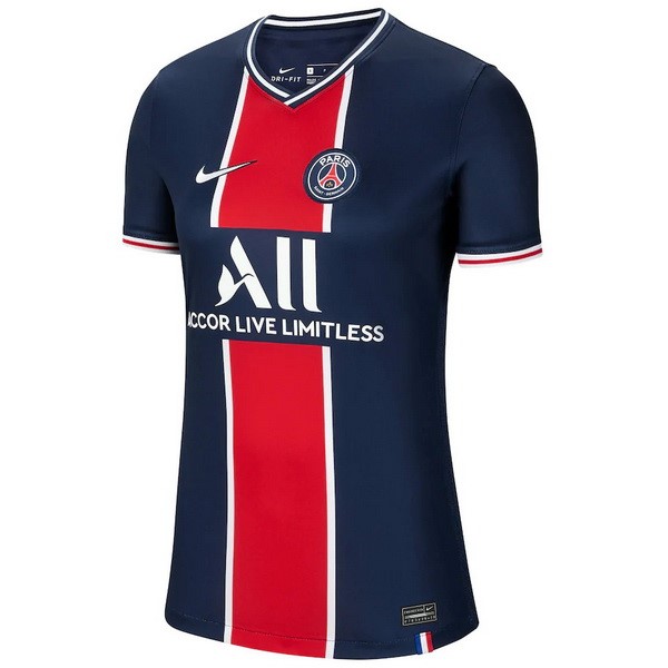 Camiseta Paris Saint Germain 1ª Kit Mujer 2020 2021 Azul
